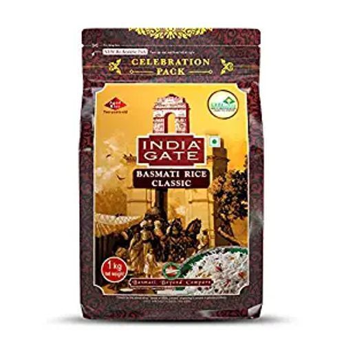 Smooth Pearl White Extra Long Grain India Gate Basmati Rice Classic