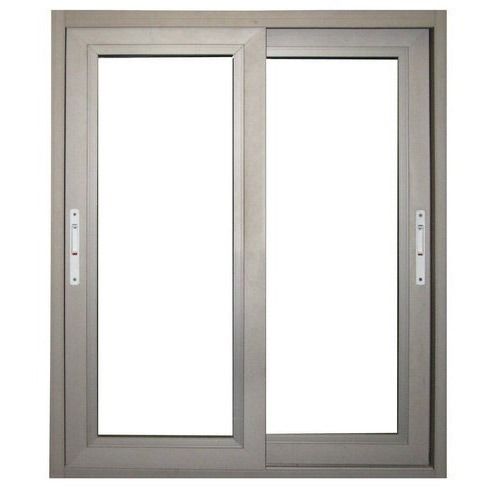 4 X 3 Feet Rust Proof And Paint Coated Grey Aluminum Sliding Windows