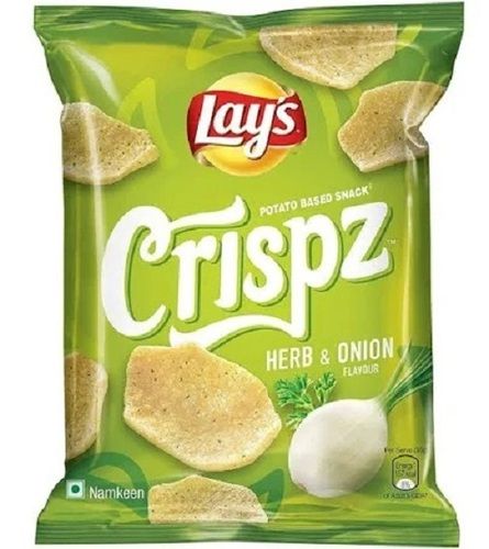 Black 57 Gram Packed Tasty And Spicy Food Grade Crispy Onion Potato Chips