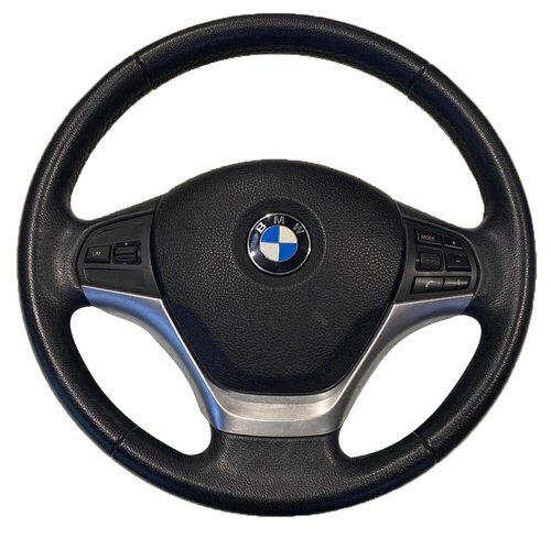 Blue Black Plastic Bmw 320D F30 Steering Wheel, For Car
