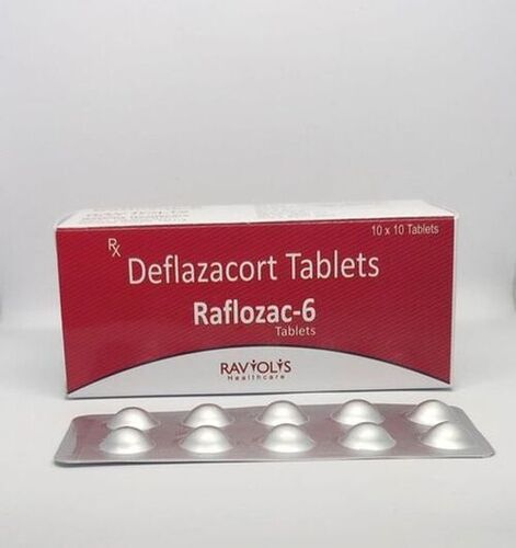 Deflazacort Tablets Raflozac-6, 10x10 Tablets