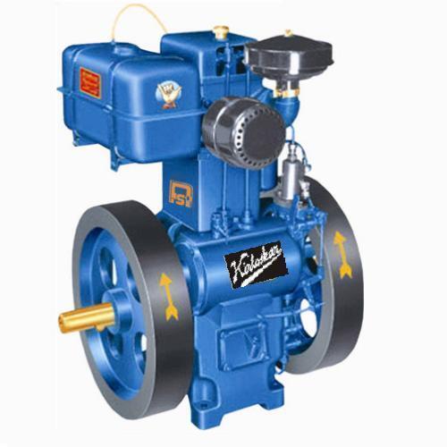 Blue Kirloskar 4 Stroke Air Cooled Diesel Engine