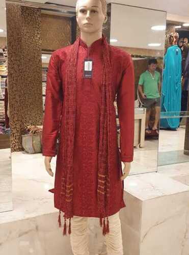 Mens Ethnic Wear Kurta Pajama For Party Wear And Wedding Wear Nominal Voltage: 71.4 Volt (V)