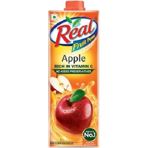 Pack Of 1 Liter Rich In Vitamin C Sweet And Healthy Real Apple Juice Capacity: 10000 Ton/Day