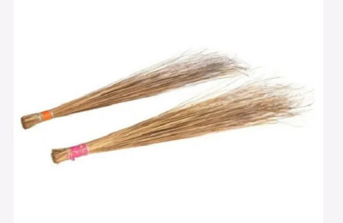 Set Of 2 Pieces 2.5 Feet Length Brown Coconut Broom