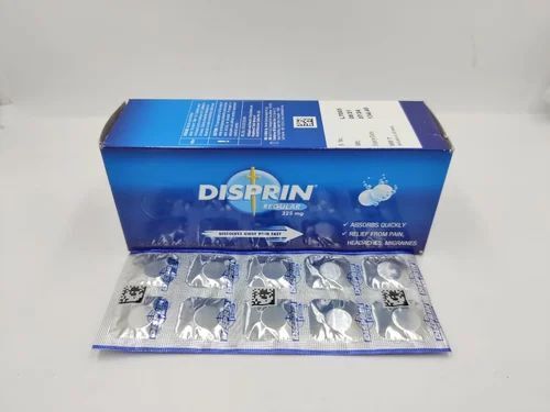 10X10 Tablets Disprin Water Soluble Tablet For Severe Pain And Inflammation Headache General Medicines