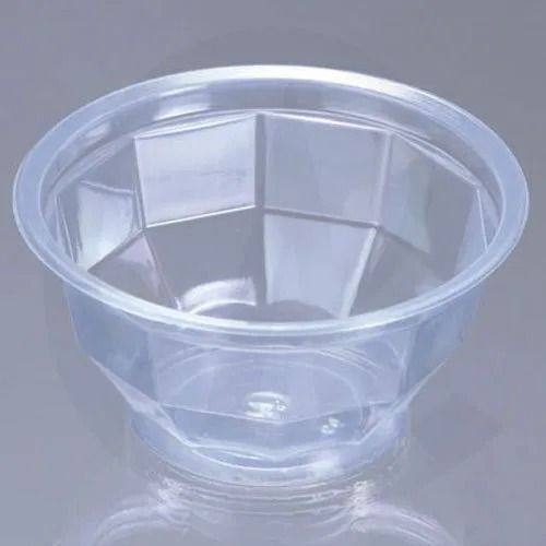 200 Ml Capacity Ecofriendly Transparent Plain Plastic Disposable Bowl 