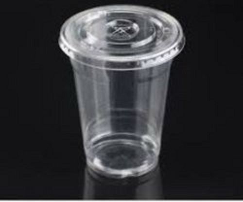 200 Ml Capacity Transparent Round Shaped Plain Plastic Disposable Glass