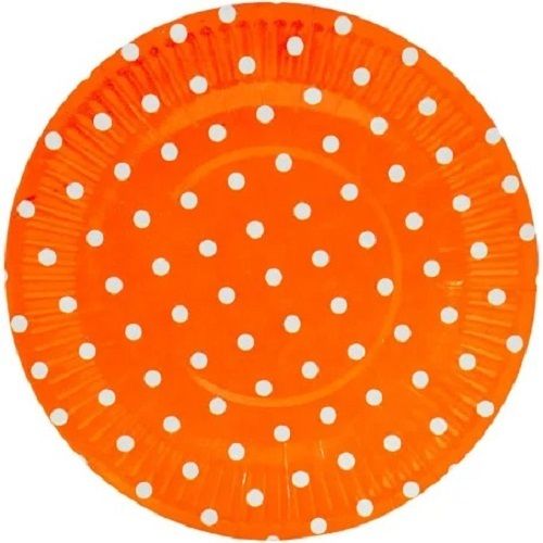 6 Inch Size Round Shaped Ecofriendly Printed Disposable Paper Plate