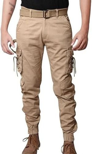 Khaki Cargo Pants - Comfortable and Durable Design - Just For Kix