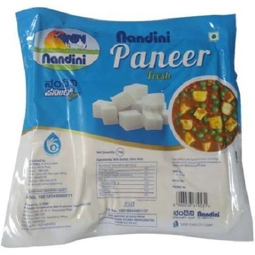 Pack Of 1 Kilogram 3.1 Percent Fat Pure And White Nandini Fresh Paneer