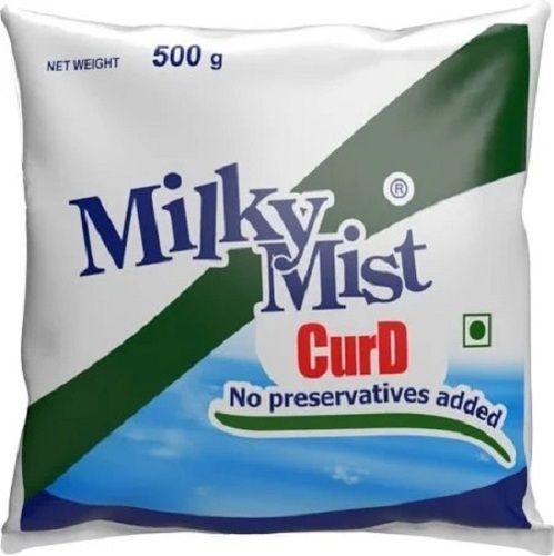 Pack Of 500 Gram 25 Percent Fat No Preservative Added Pure Milky Mist Curd 