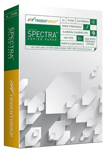 Pack Of 500 Sheets 80 Gsm White Trident Spectra Copier Paper 