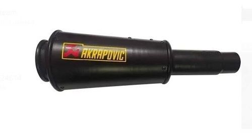 Rust Proof Polishing Finished Mild Steel Motorcycles Silencer For Two Wheeler