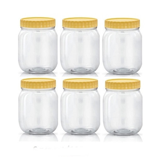 Transparent Plastic Jar With Leakage Proof And Unique Design