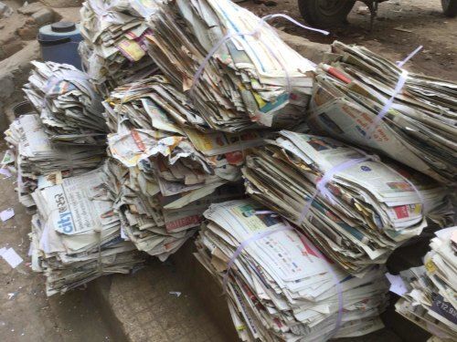 White News Paper Scrap For Used For Recycling