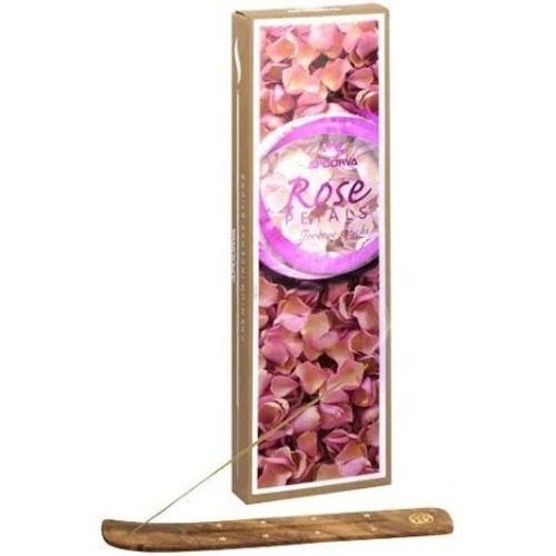 7 Inch Round Rose Fragrance Surface Smooth Apoorva Petal Incense Sticks