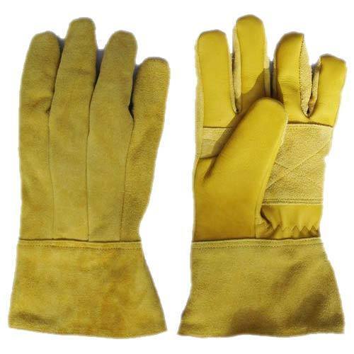 Anti Slip Heat And Cut Resistant Skin Friendly Durability Plain Safety Hand Gloves