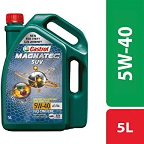 कैस्ट्रोल मैग्नेटिक एसयूवी 5 लीटर साइज की 5w-40 एसयूवी और सीएनजी फुल सिंथेटिक इंजन ऑयल