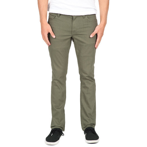 Mens Slim Fit Formal Pant - Grey Mid Waist Four Pockets | Machine Washable Anti Shrink Colorfast Breathable Features