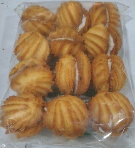Mouthwatering Tasty Round Shaped Cookie Baked Pineapple Biscuits 1 KG