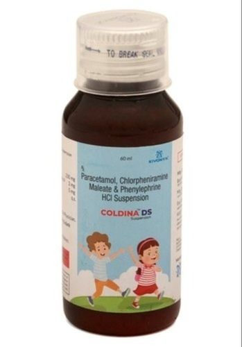 Paracetamol Chlorpheniramine Maleate & Phenylephrine Syrup Pack Of 60 Ml 