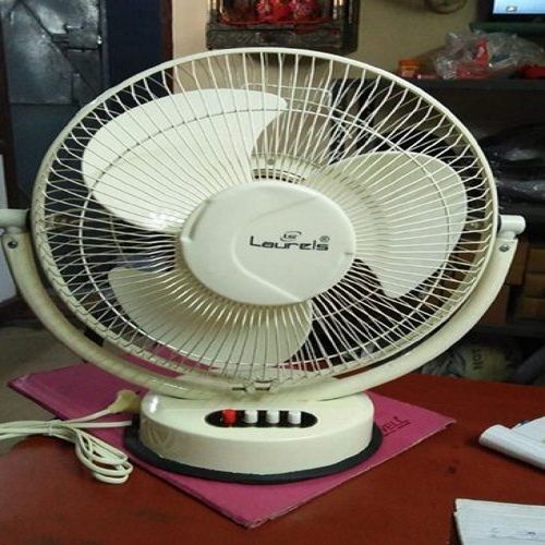 White Laurels Table Fan, 300 mm