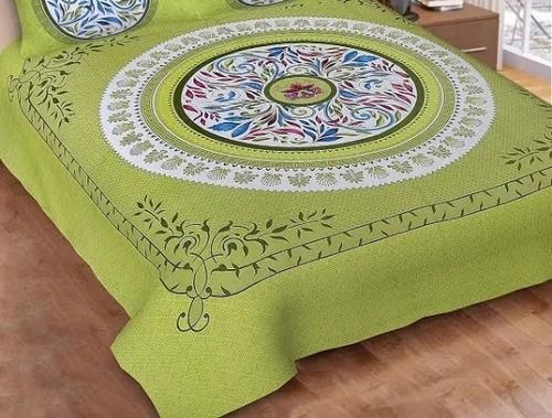 Comfortable Double Jaipuri Prints Soft Cotton Bedsheet With 2 Pillow Cover Set