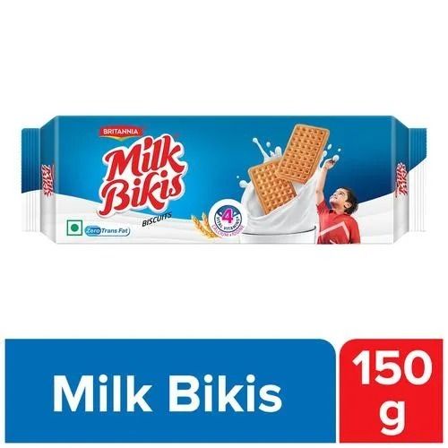 Rectangular Semi Hard Low-Fat Sweet Milk Biscuits