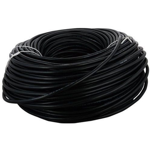 Black Safety Flexible Copper 0.5 To 60 Sqmm Pvc Insulated 90M Electric Wire