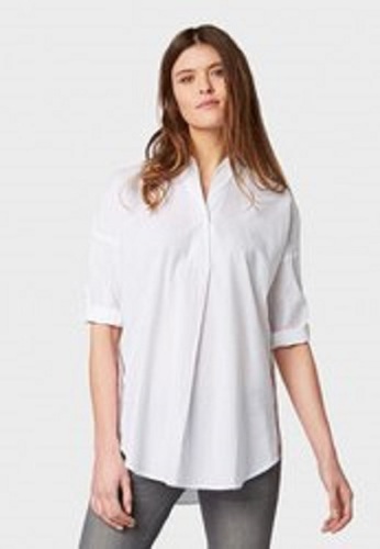 Women Breathable And Comfortable Full Sleeves Plain Cotton Shirt For Casual Wear Collar Style: Button Down