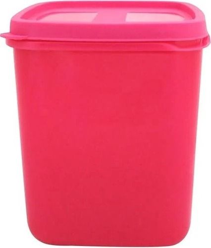 1 Kilogram Airtight Polyethylene Terephthalate Pink Plastic Food Container