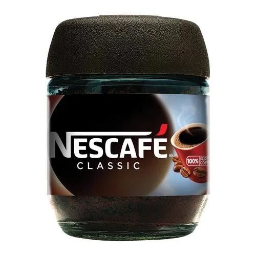 25 Grams Pack Size No Sugar Black Instant Classic Nescafe Coffee