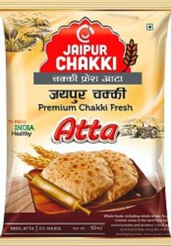 Blue Indian Whole Wheat Jaipur Chakki Premium Chakki Fresh Atta - 10 Kg, Packaging Type: Plastic Bag, 2 Months