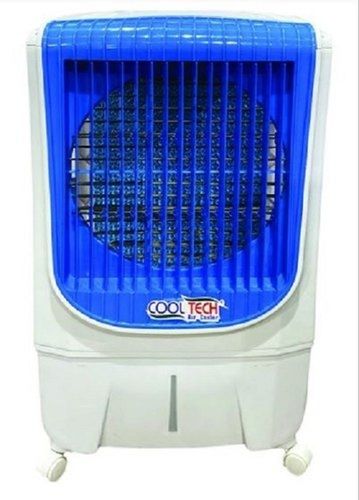 White And Blue Highly Durable 65 L 45 Ft Plastic Desert Exhaust Air Cooler