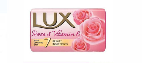 Rectangular Rose Fragrance And Vitamin E 52 Gram Weight For Bathing Lux Soap  Application: Industrial