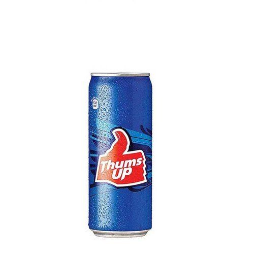 Refreshing And Fizzy Thums Up Cold Drink Can