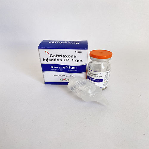 Revacef Ceftriaxone 1 Gm Antibiotic Injection