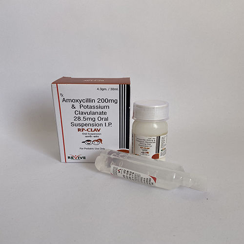 RP-Clav Amoxycillin And Potassium Clavulanate Antibiotic Dry Syrup, 30 ML