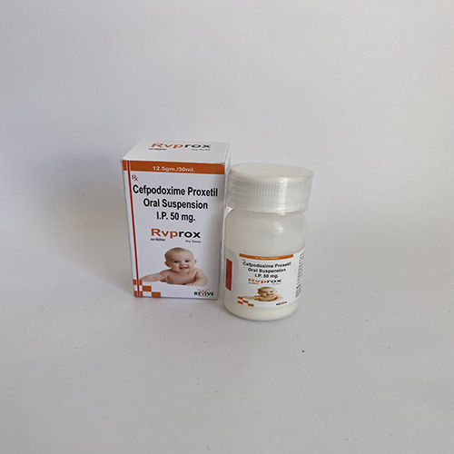 Rvprox Cefpodoxime 50 MG Antibiotic Pediatric Dry Syrup, 30 ML