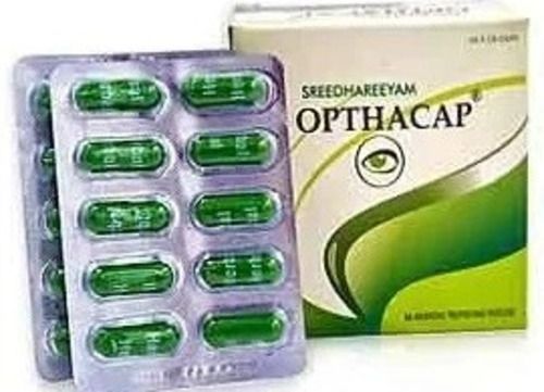 Sreedhareeyam Opthacap Capsules, Packaging Size 10 Capsules