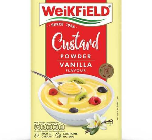 Vanilla Flavour Custard Powder, Rich And Creamy Contain No Egg