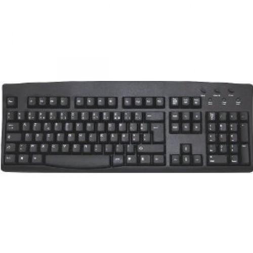 Black Color Rectangular Shape Wireless Computer Keyboard