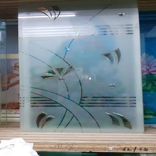 Multicolor Etching Designer Glass, for Home, Acid Etching, Crystal Etching