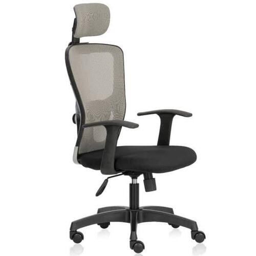 High Back Adjustable Mesh Executive Office Chair With Hand Support Handle Back-Up Time: 2 Hours