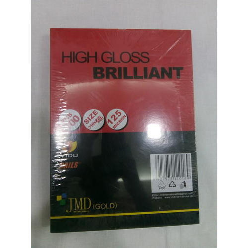 Jmd Plain A4 125 Mic Laminating Pouch Film, For Lamination, Packaging