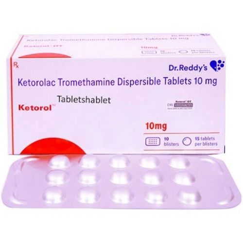 Ketorolac Tromethamine Dispersible Tablets 10mg , 10x15 Tablets Pack