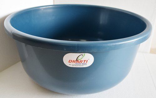 Light Weight Blue Color Plastic Tubs With Rigid Hardness