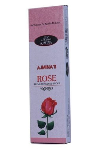 Long Thick Ajmina'S Rose Aromatic Premium Natural Incense Stick