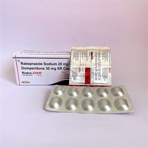 Rabe-DSR Rabeprazole And Domperidone Capsules, 10x10 Alu Alu Pack